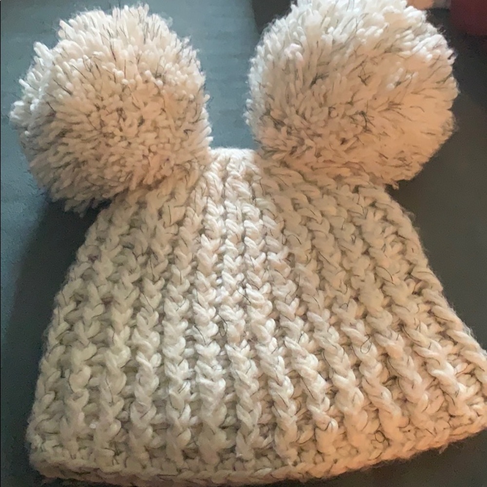 Puffy ball skull cap